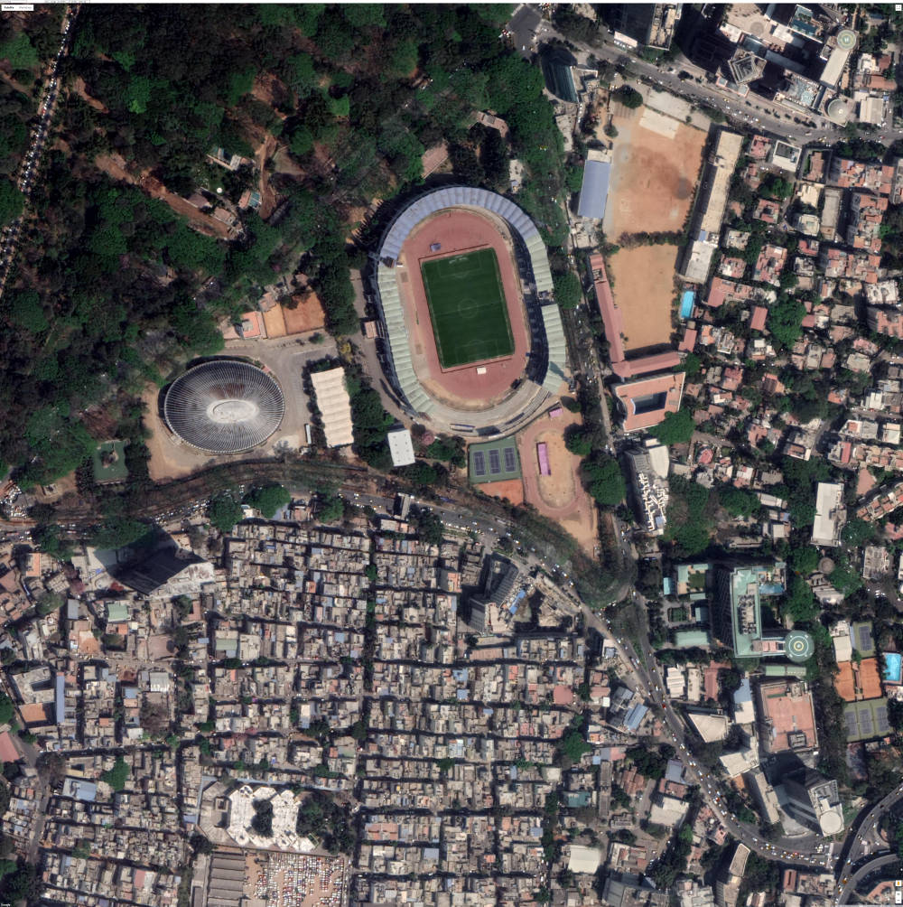 High Resolution Satellite Image - Architects' Workshop India